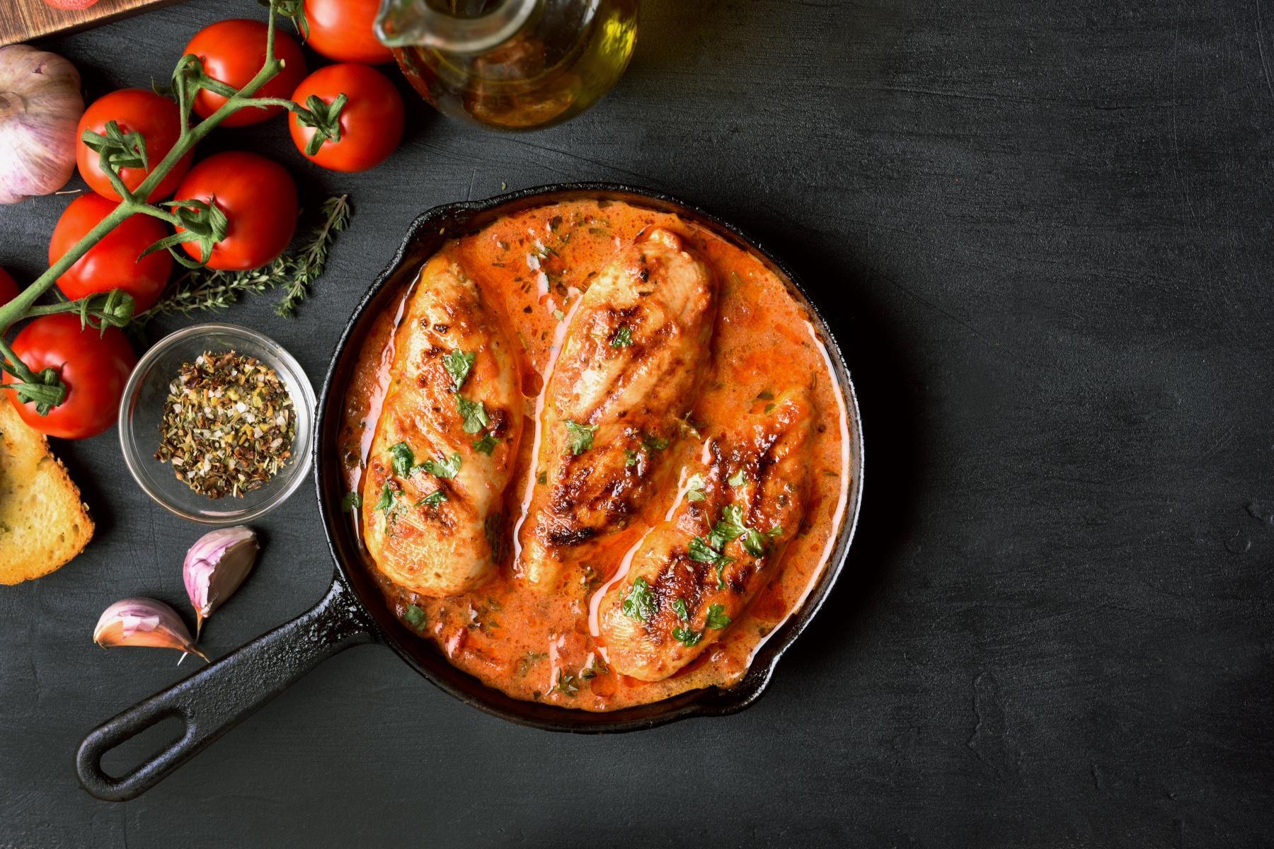 Sautéed Mediterranean Chicken with Tomato DemiGlace Read & Be Well