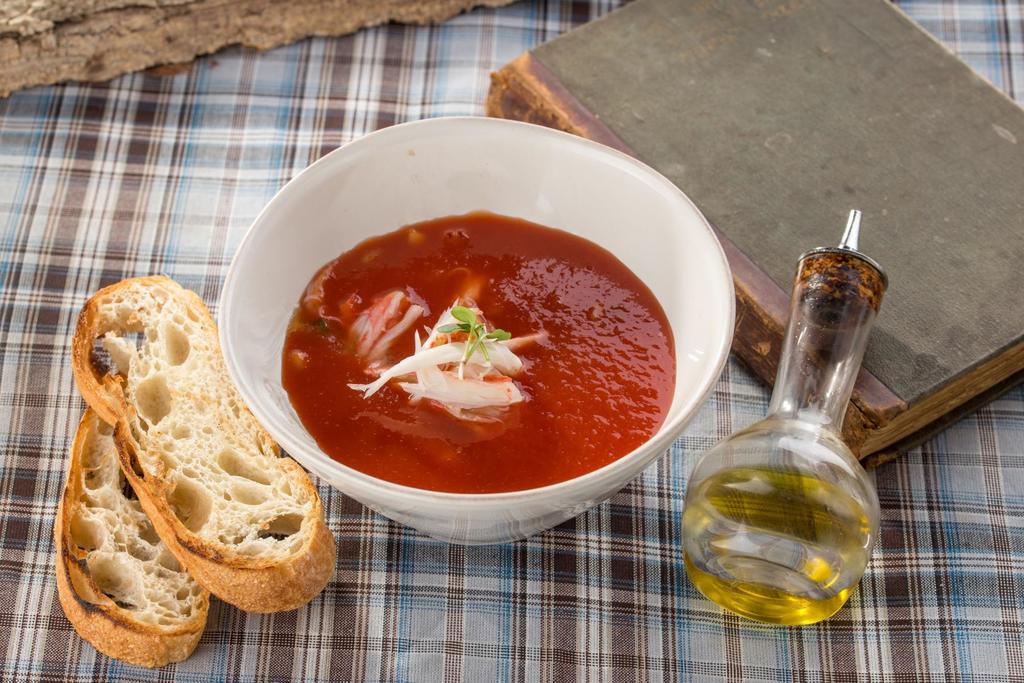 Spicy Crab Gazpacho Read & Be Well Canyon Ranch