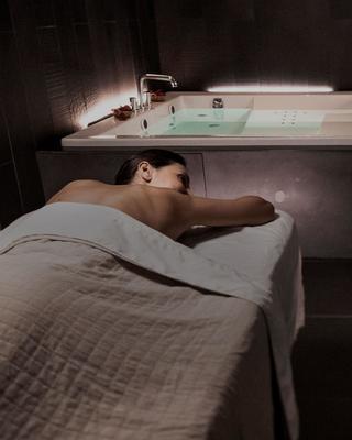 man working out in gym