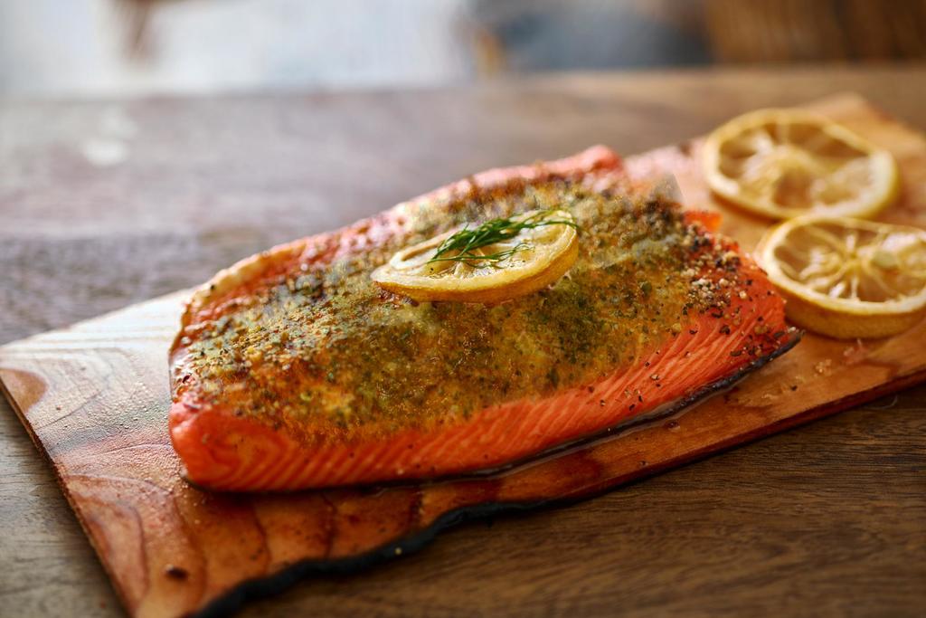 BBQ Salmon with Parsley Verde Read & Be Well Canyon Ranch